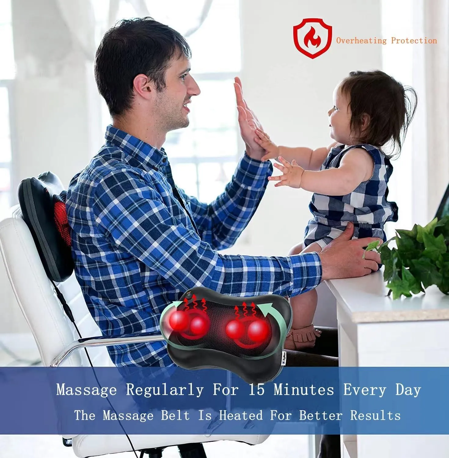 COOLBABY® ZLJ-54 Back and Neck Thermal Massager