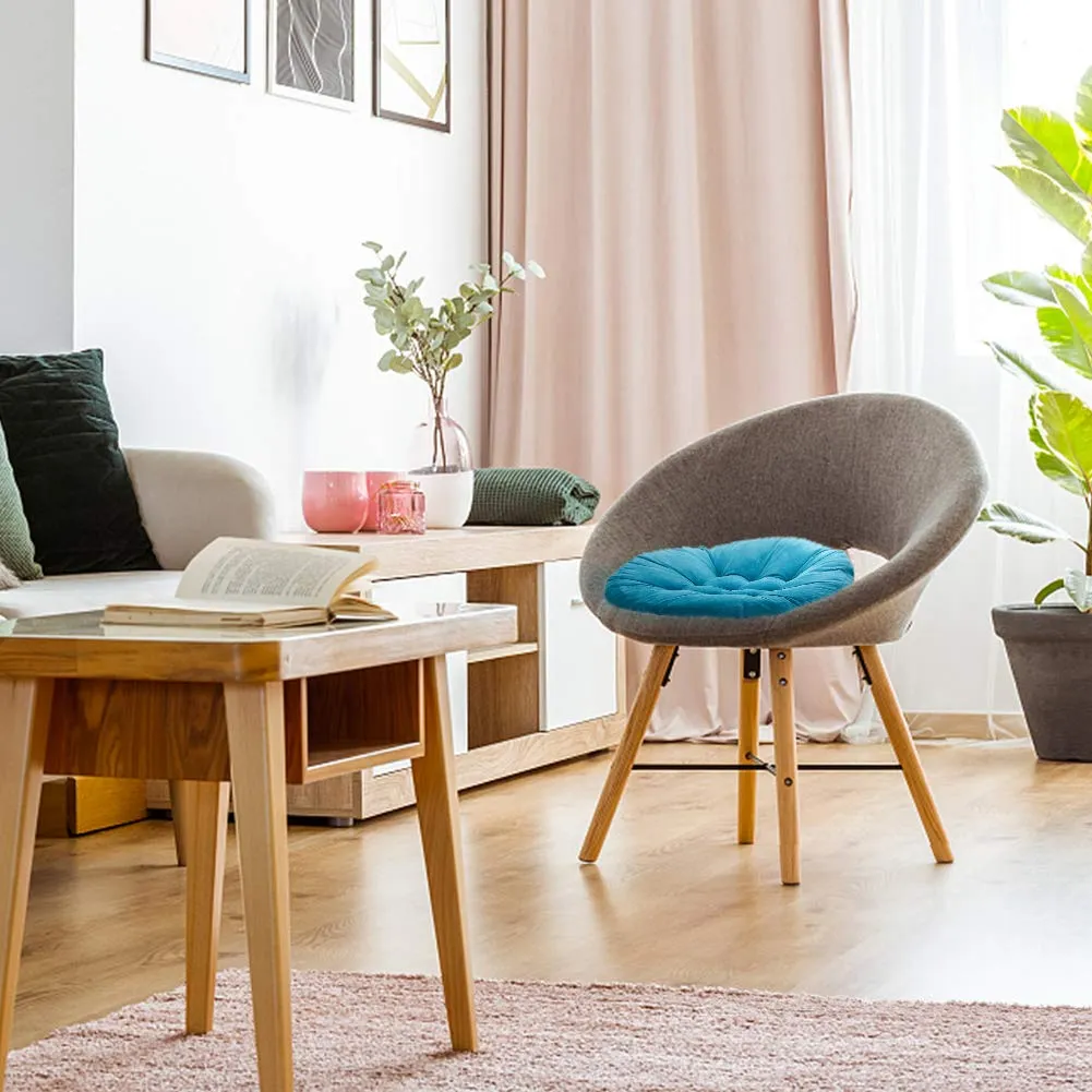 Corduroy Round Chair Cushion Seat Cushion Tatami Futon Cushion Window Mat Yoga Mat