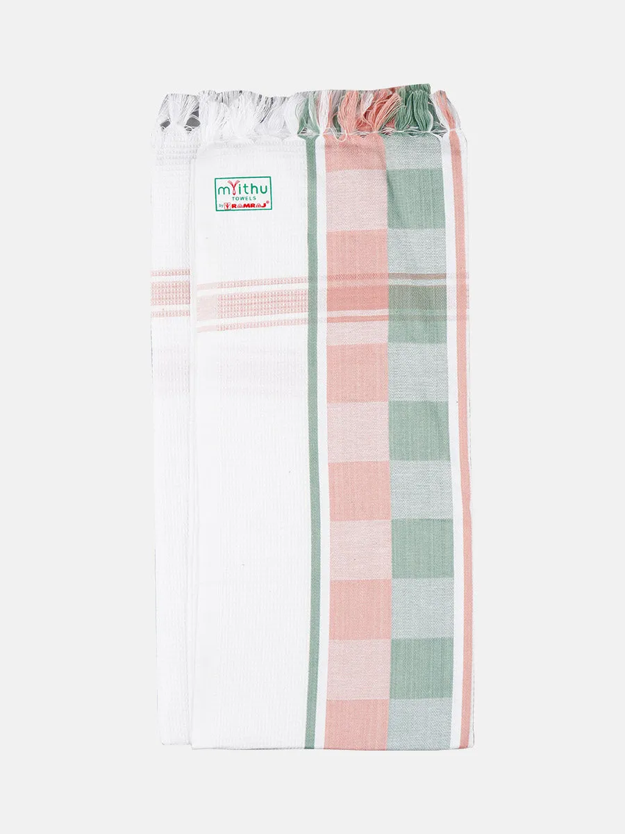 Cotton Colour Bath Towel Honey Dew 103 (Pack of 2)
