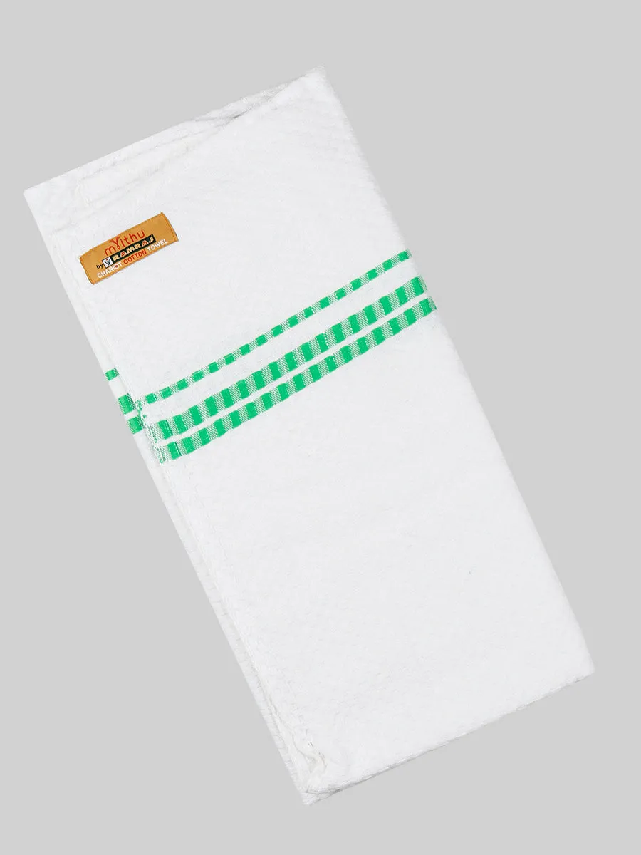 Cotton White Bath Towel Chariot Pack of 2