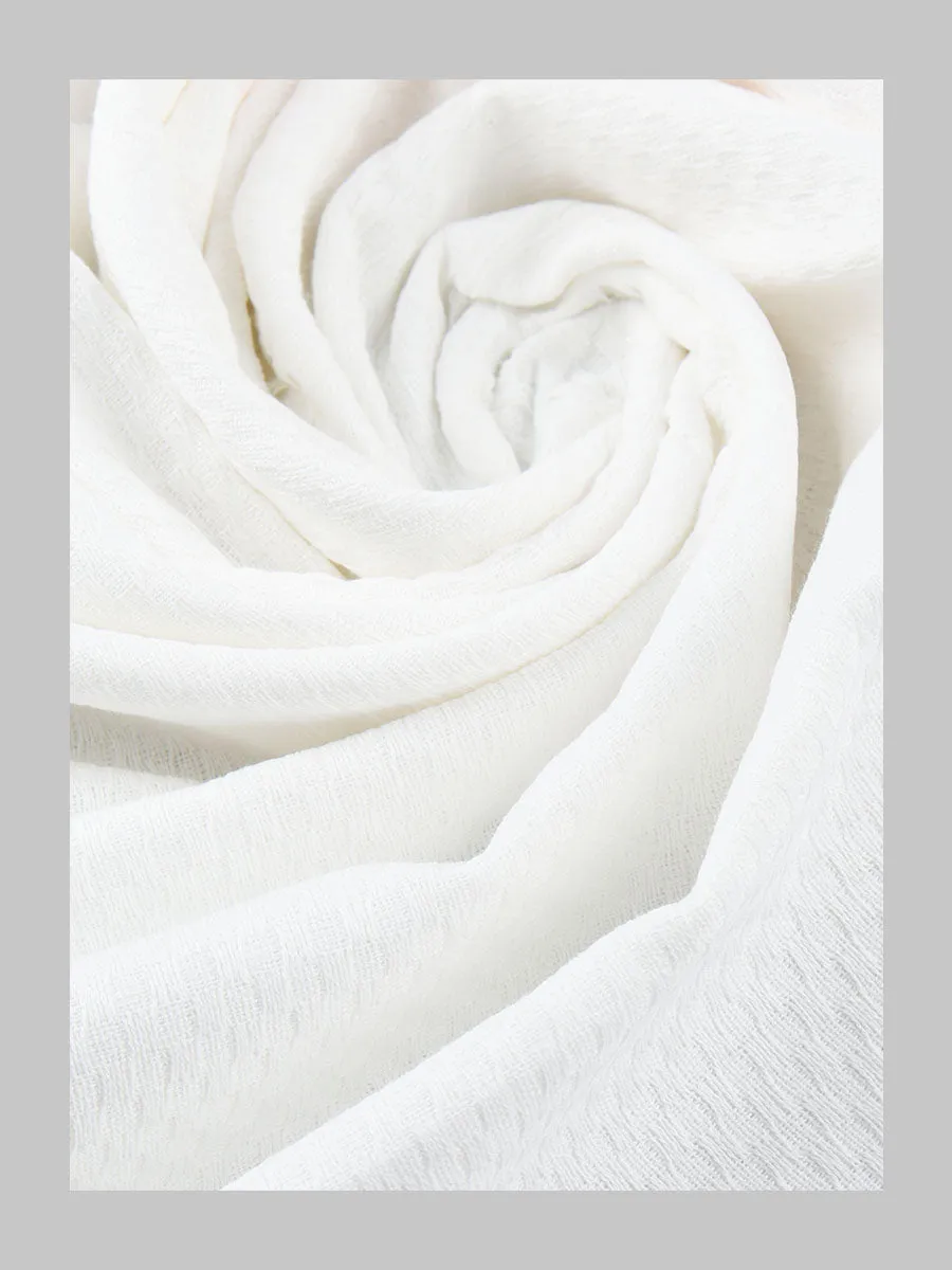 Cotton White Bath Towel Chariot Pack of 2