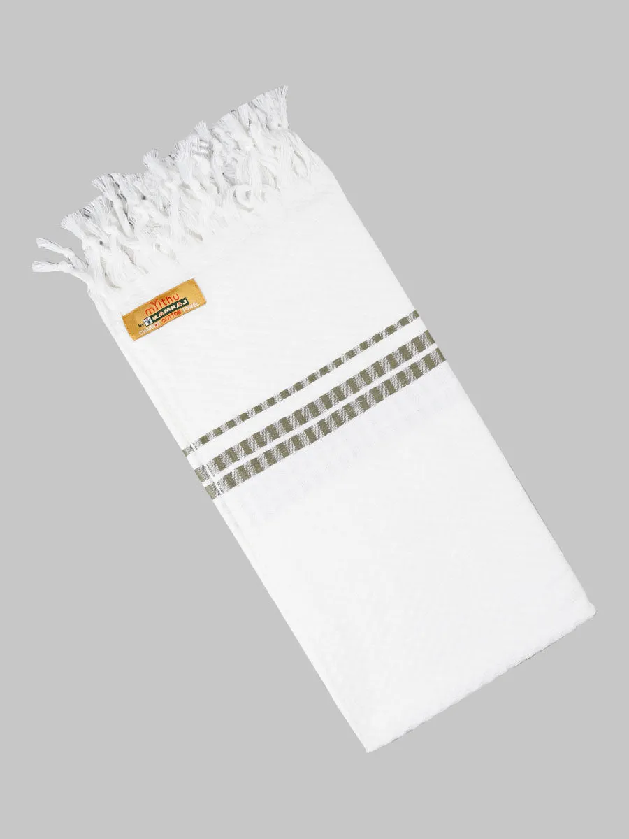 Cotton White Bath Towel Chariot Pack of 2