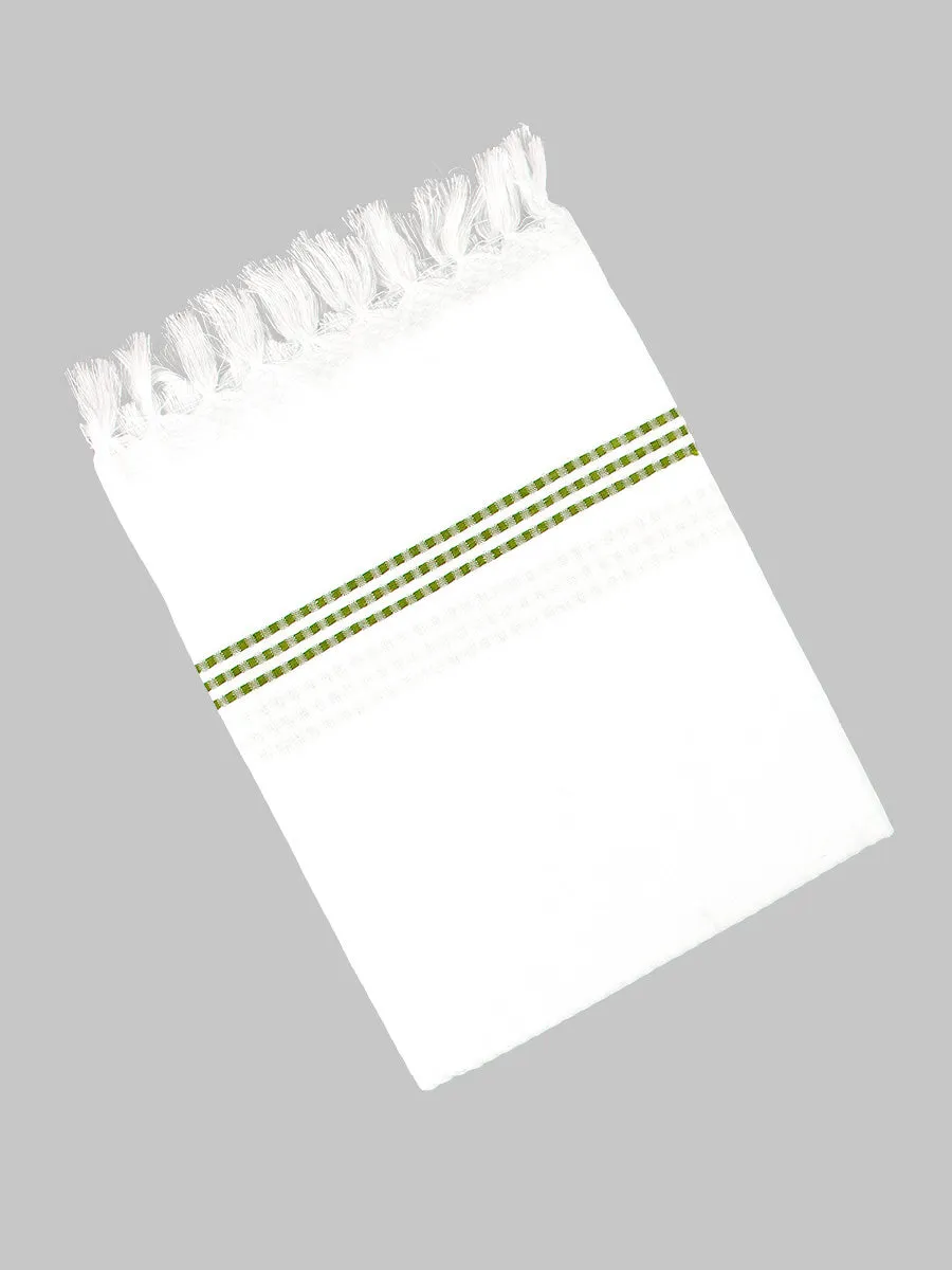 Cotton White Bath Towel Cypress (Pack of 2)