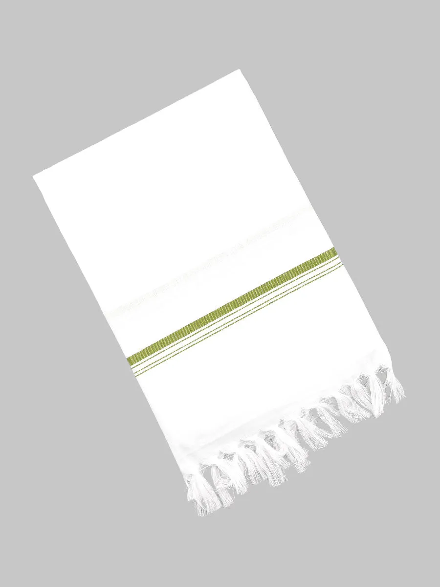 Cotton White Bath Towel Cypress (Pack of 2)