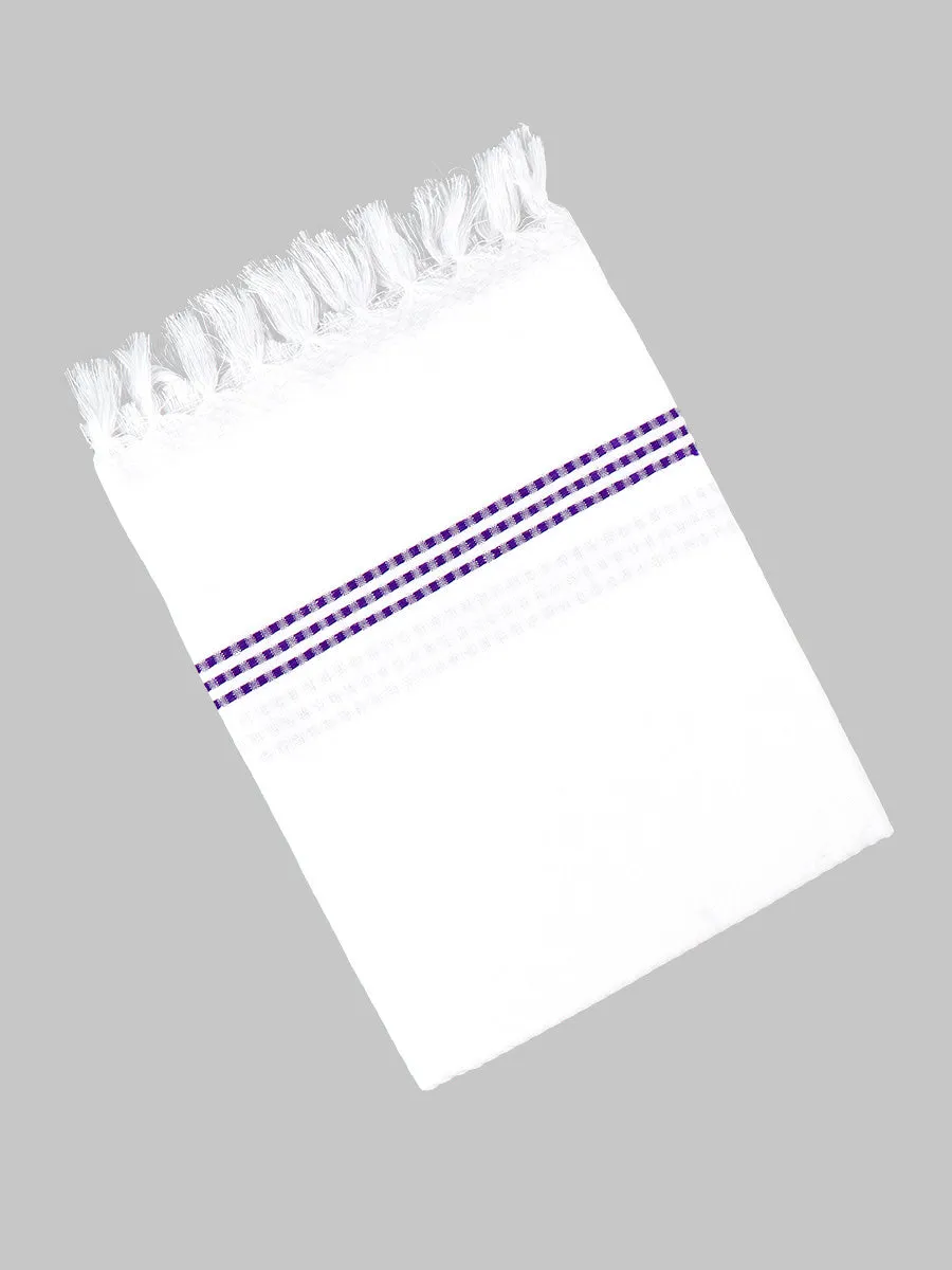 Cotton White Bath Towel Cypress (Pack of 2)