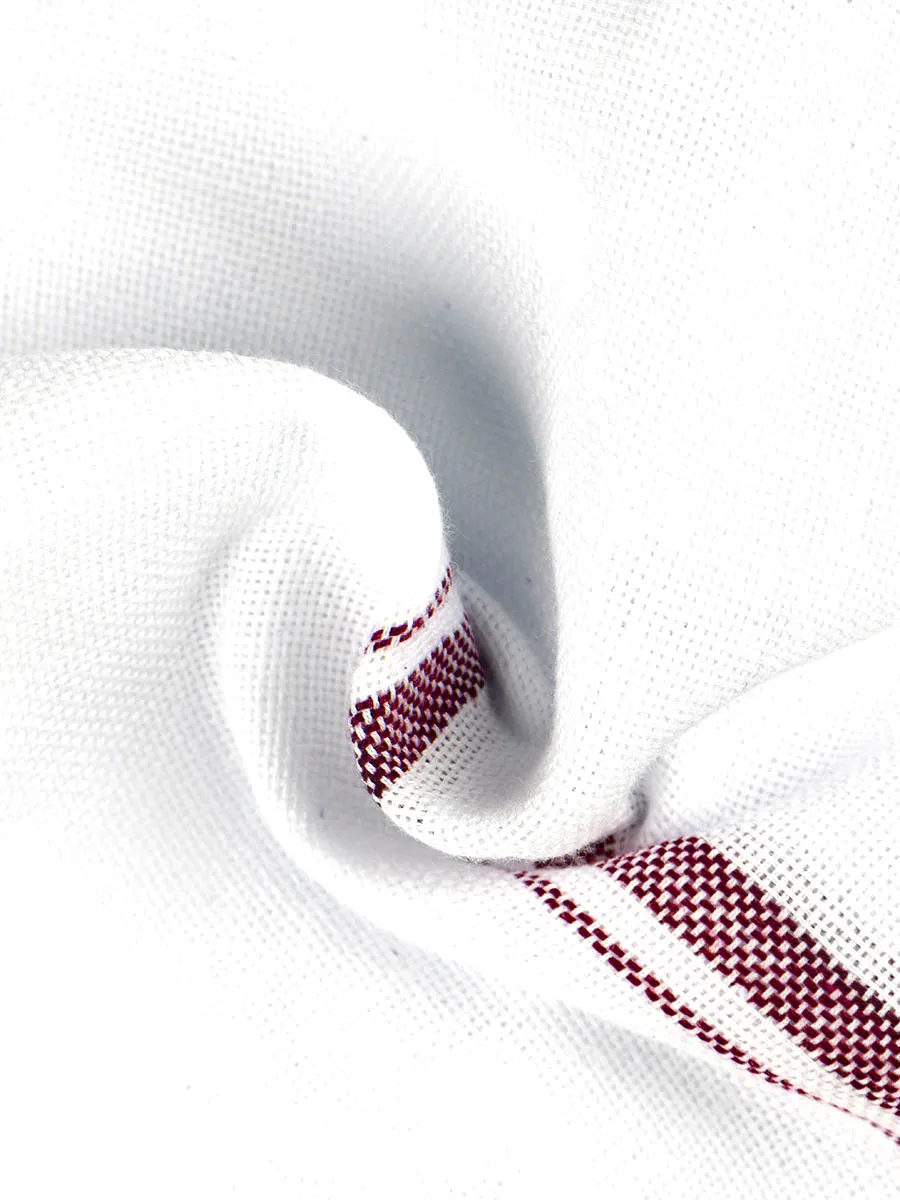 Cotton White Bath Towel NO4091 (4 PCs Pack)