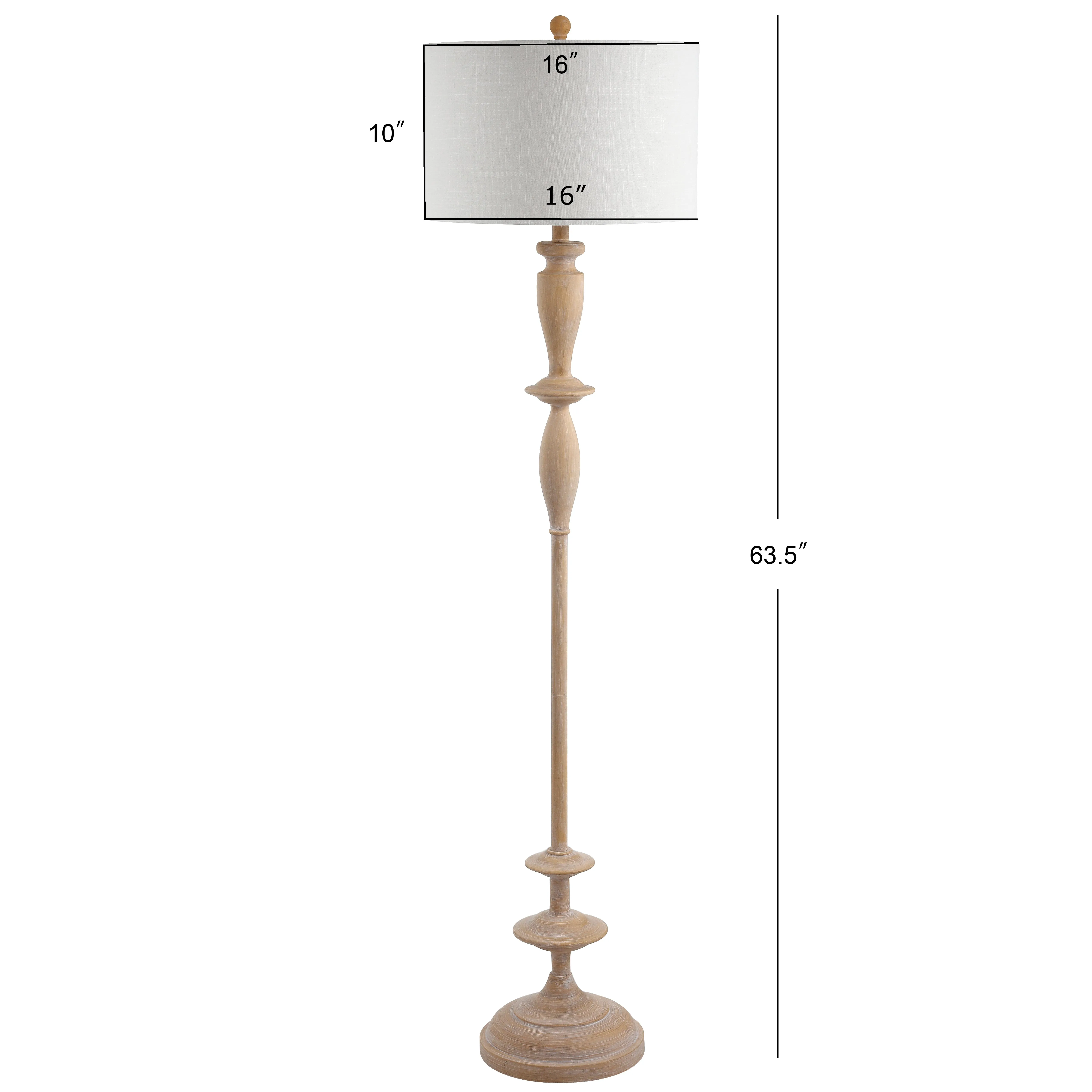Courtney 63.5" Resin LED Floor Lamp