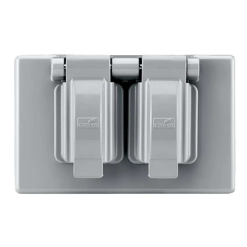 COVER RECPT BOX DUPL 1G GREY
