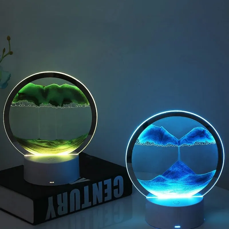 Creative 16 Color Quicksand Night Light