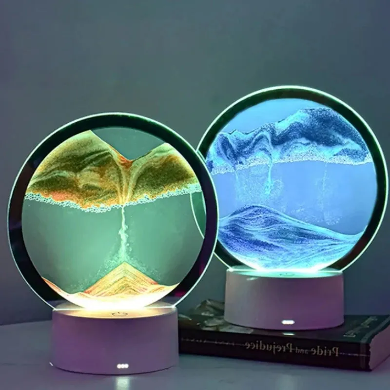 Creative 16 Color Quicksand Night Light