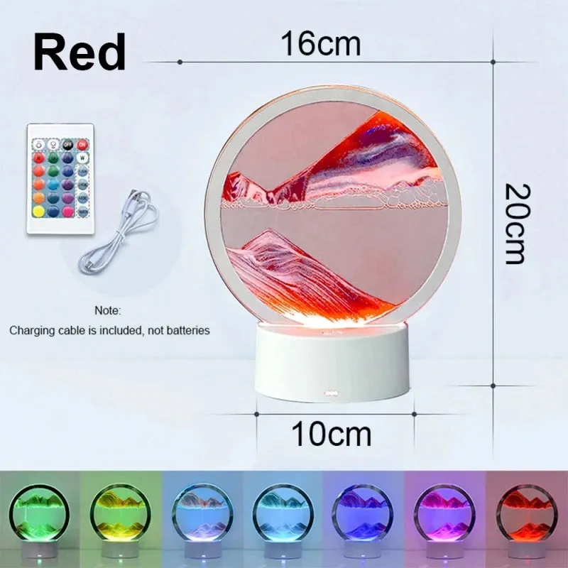 Creative 16 Color Quicksand Night Light