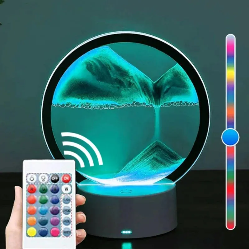 Creative 16 Color Quicksand Night Light