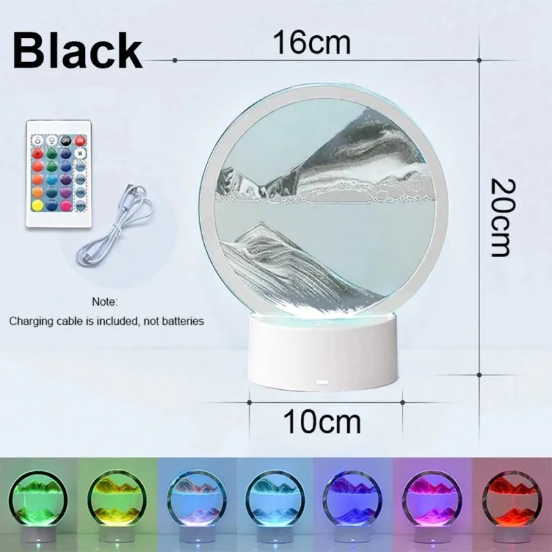Creative 16 Color Quicksand Night Light