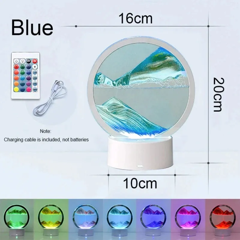 Creative 16 Color Quicksand Night Light
