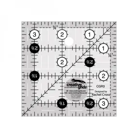 Creative Grids Quilt Ruler 3-1/2in Square # CGR3