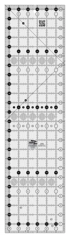 Creative Grids Quilt Ruler 6 1/2 x 24 1/2 in.