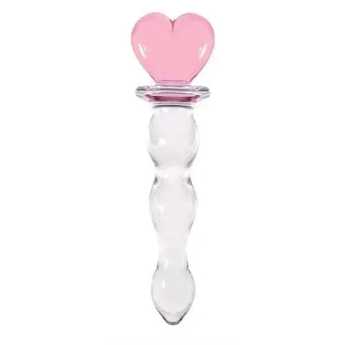 Crystal Heart of Glass - Pink