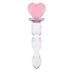 Crystal Heart of Glass - Pink