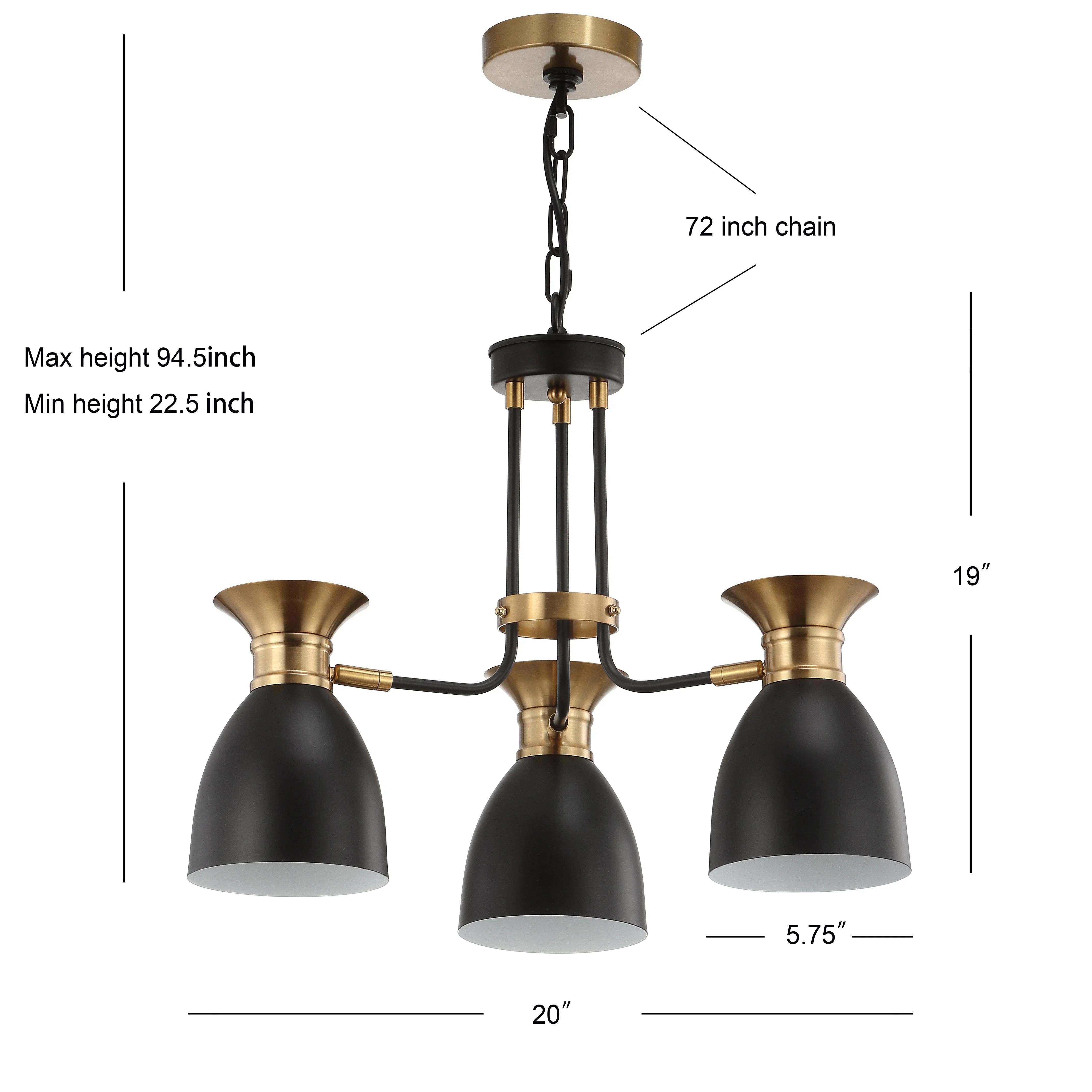 Danube Minimalistic Metal LED Pendant