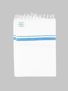 Dholpin Cotton White Bath Towel