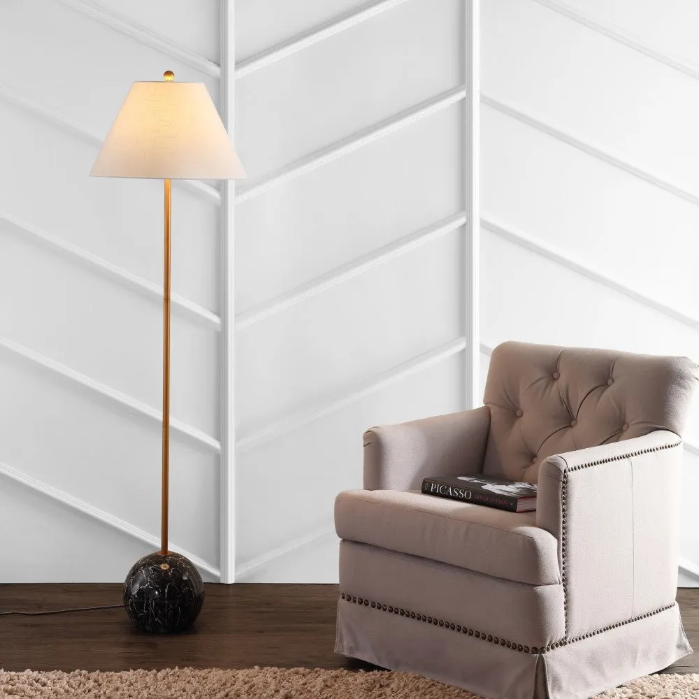 Downing 63.5" Minimalist Resin/Metal LED Floor Lamp
