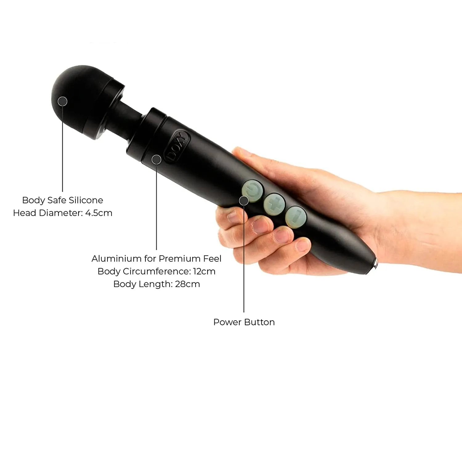 Doxy Die Cast 3R Wand Vibrator