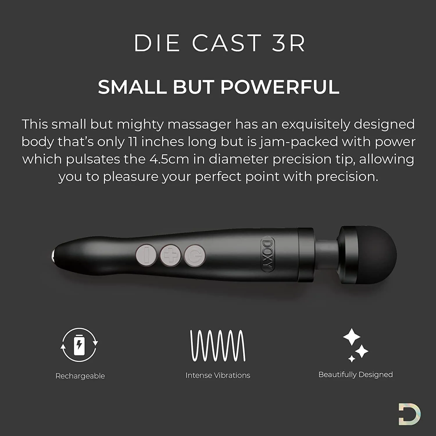 Doxy Die Cast 3R Wand Vibrator