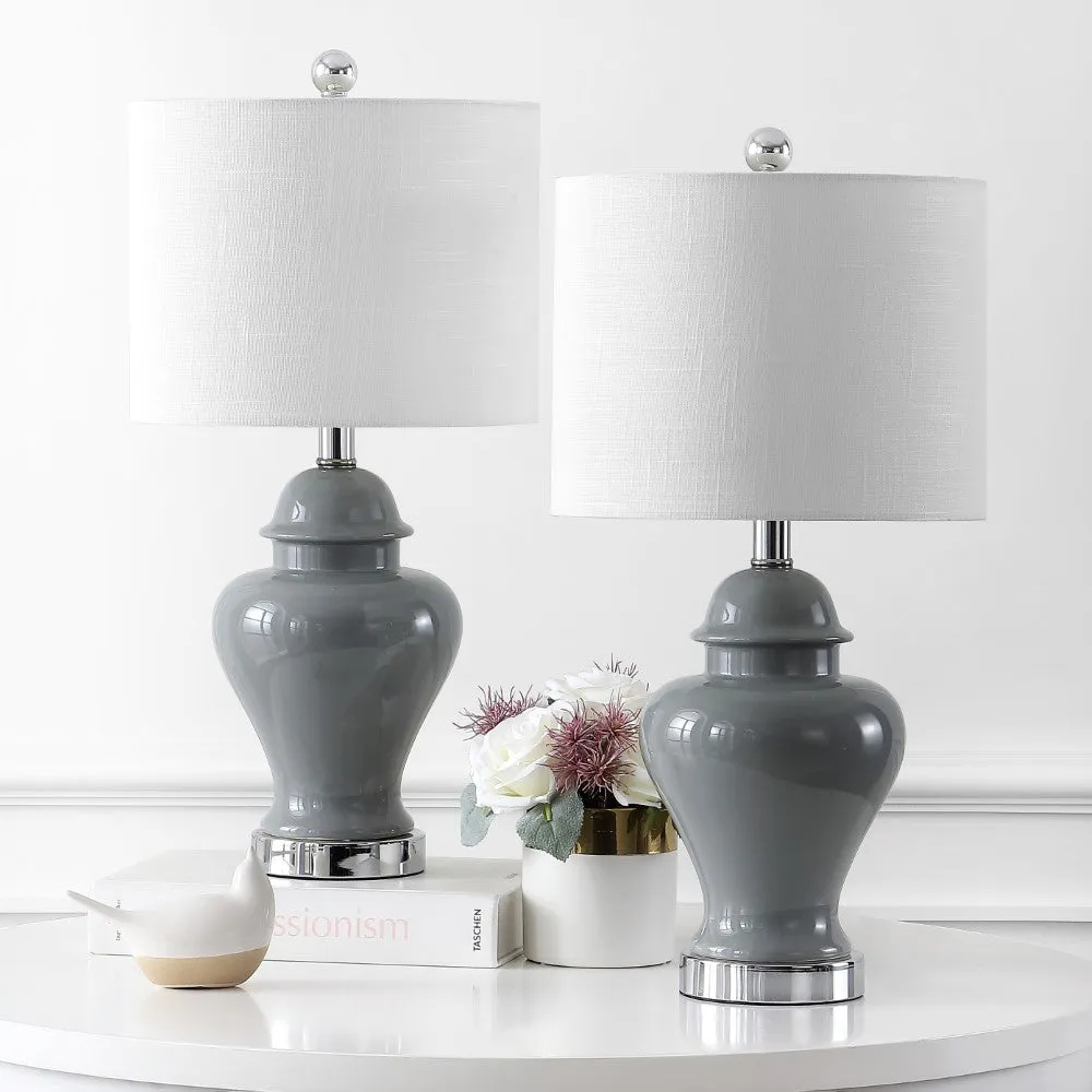 Electra 22" Ceramic/Iron Classic Cottage LED Table Lamp