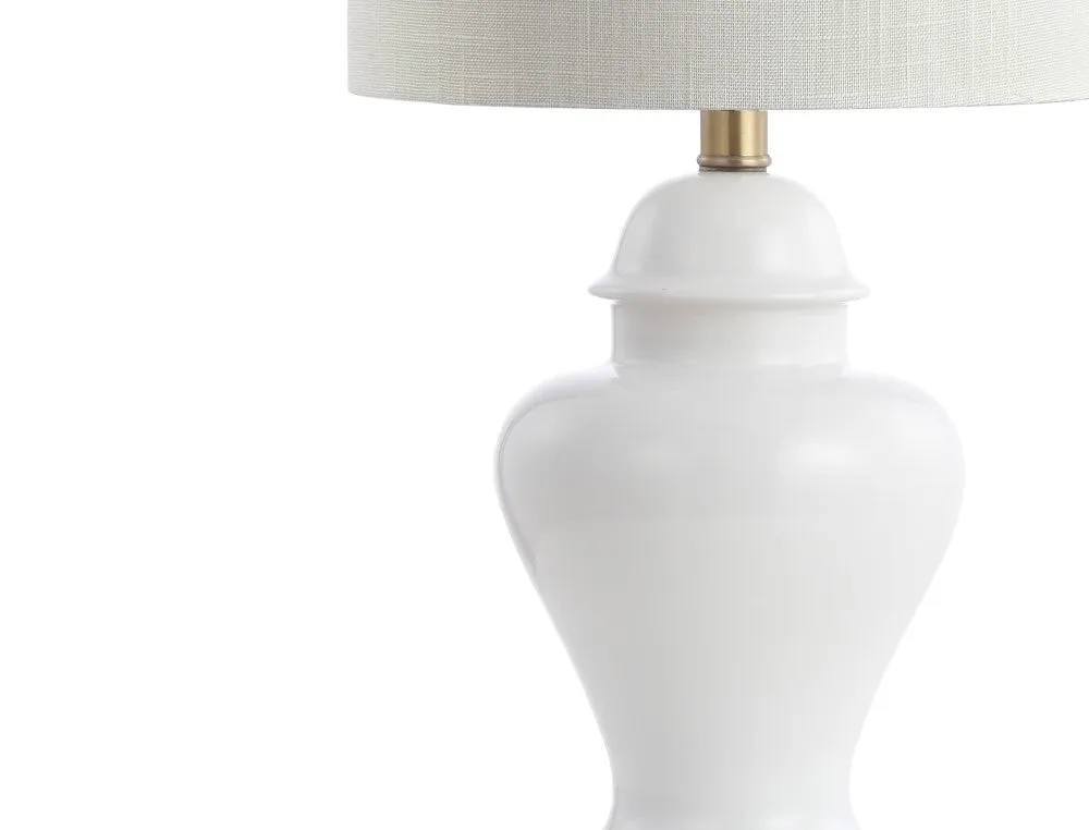 Electra 22" Ceramic/Iron Classic Cottage LED Table Lamp