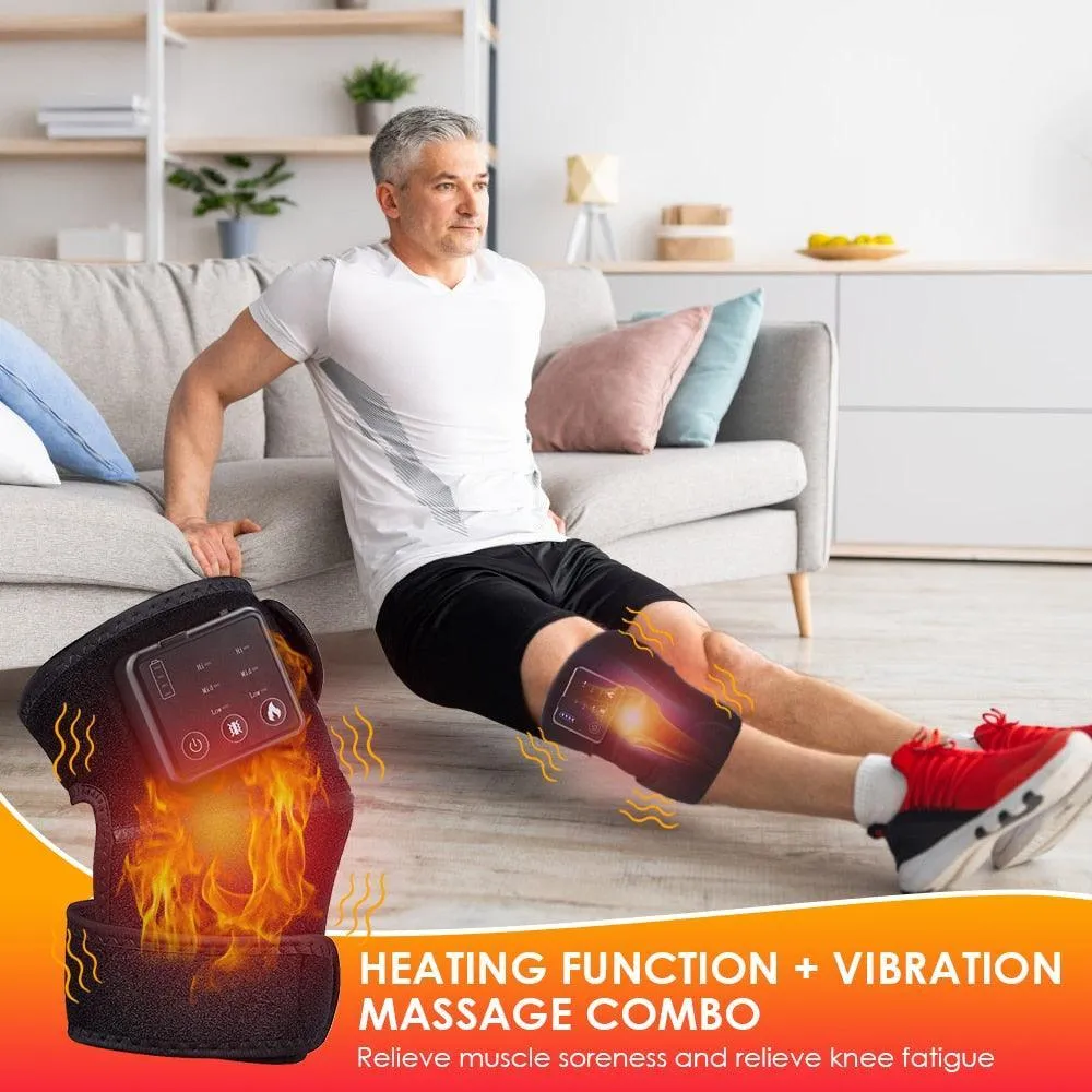 Electric Infrared Heating Knee Massager Knee Brace For Arthritis Hot