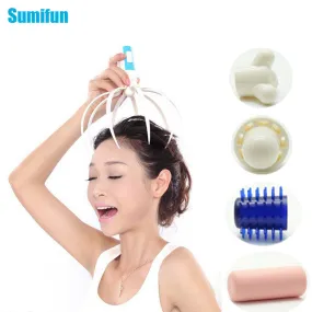 Electric Massager Vibrating Head Massager Prevent Hair Loss Octopus Neck Equipment Stress Reliever Relax Massager C676