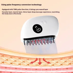 Electric Meridian Massage Comb | Gua Sha Head Massager | 3-Speed Portable