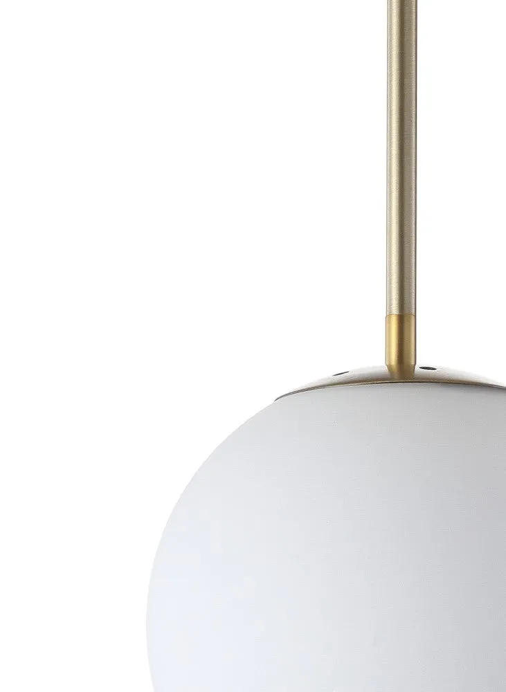 Elowen 7.75" Metal/Glass Globe LED Pendant