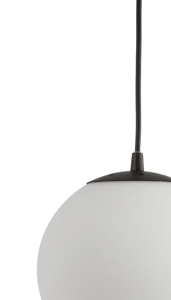 Elowen 7.75" Metal/Glass Globe LED Pendant