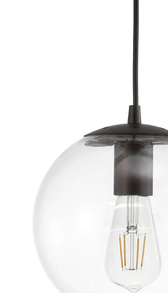 Elowen 7.75" Metal/Glass Globe LED Pendant