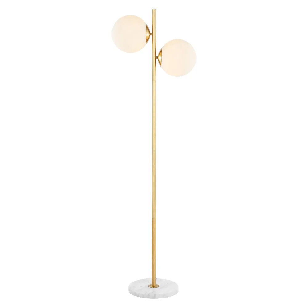 Elza 60.5" Modern Parisian Candlestick Iron LED Floor Lamp