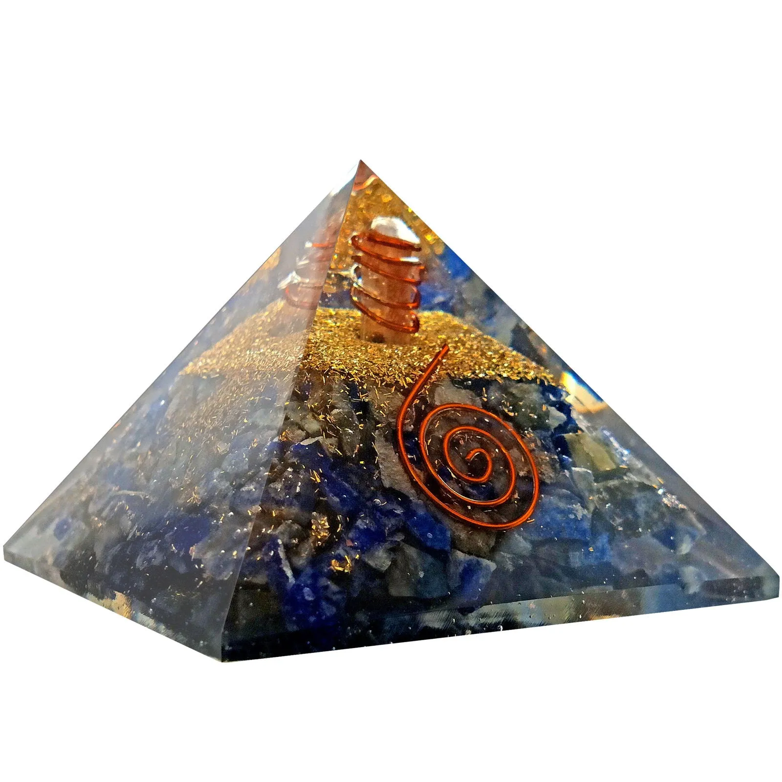 Energy Generator Orgonite Crystal Quartz 200g Healing Orgone Pyramid