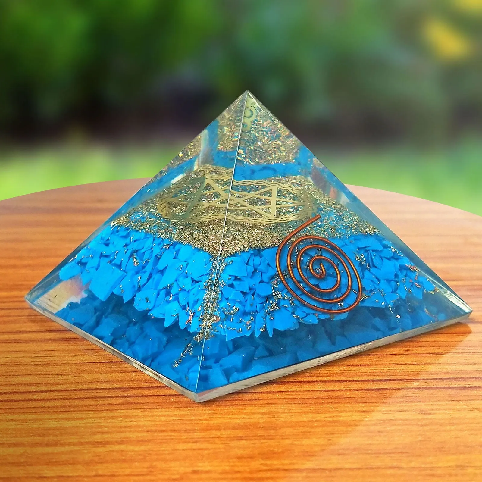 Energy Generator Orgonite Quartz Crystal orgone pyramid Stone