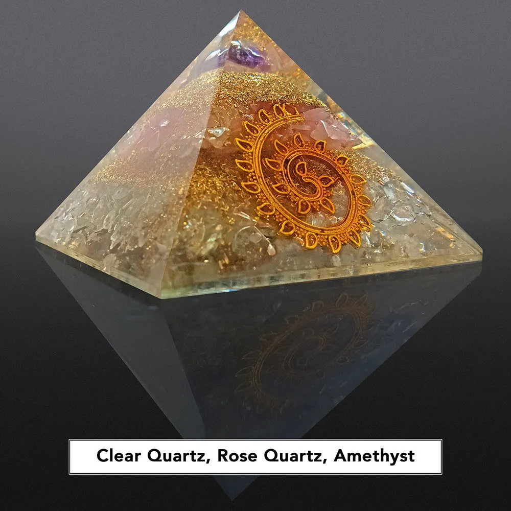 Energy Generator Orgonite Quartz Crystal orgone pyramid Stone