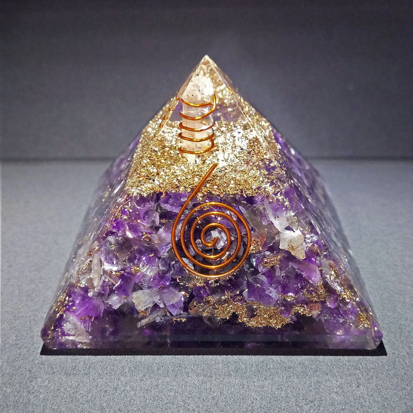 Energy Generator Orgonite Quartz Crystal orgone pyramid Stone