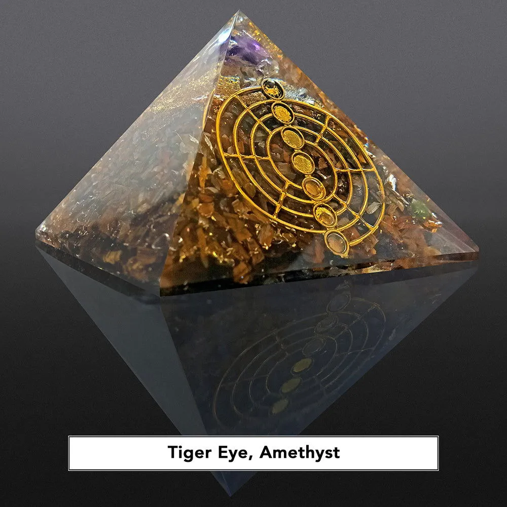Energy Generator Orgonite Quartz Crystal orgone pyramid Stone