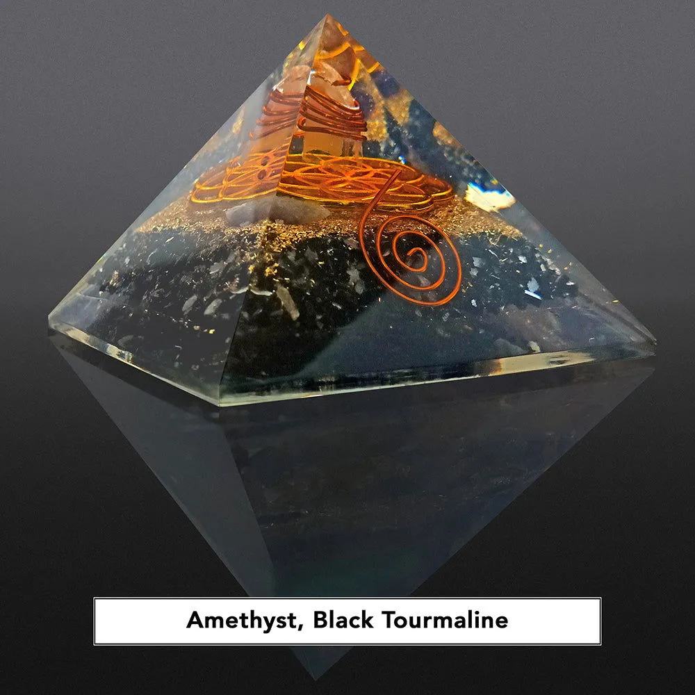 Energy Generator Orgonite Quartz Crystal orgone pyramid Stone