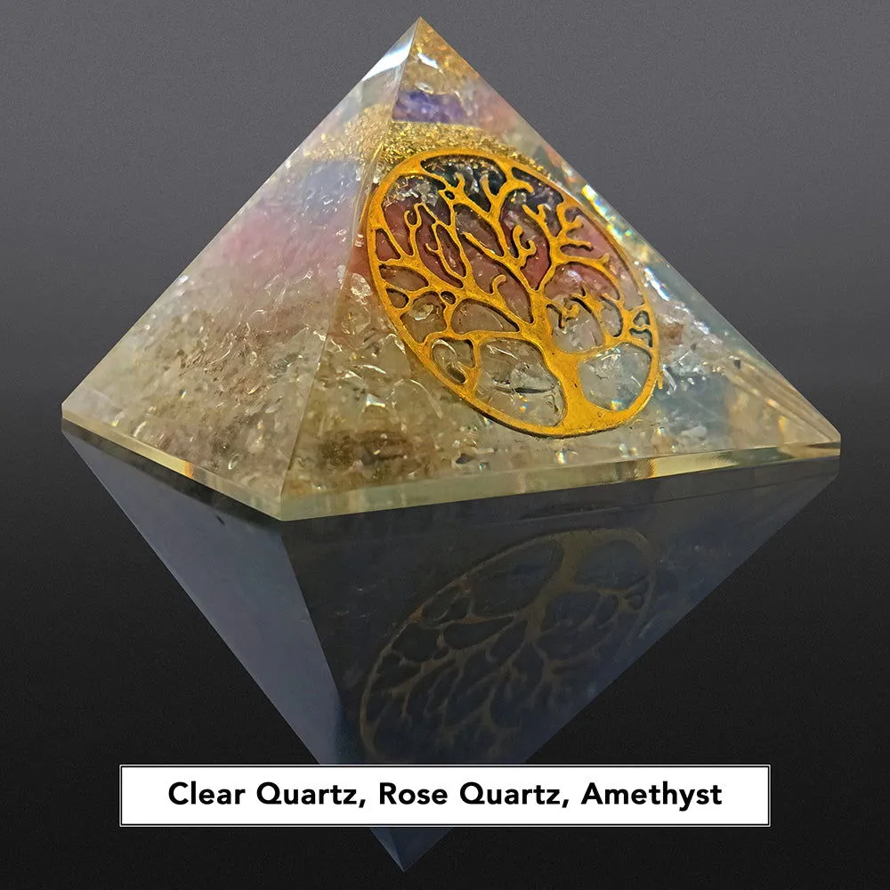 Energy Generator Orgonite Quartz Crystal orgone pyramid Stone