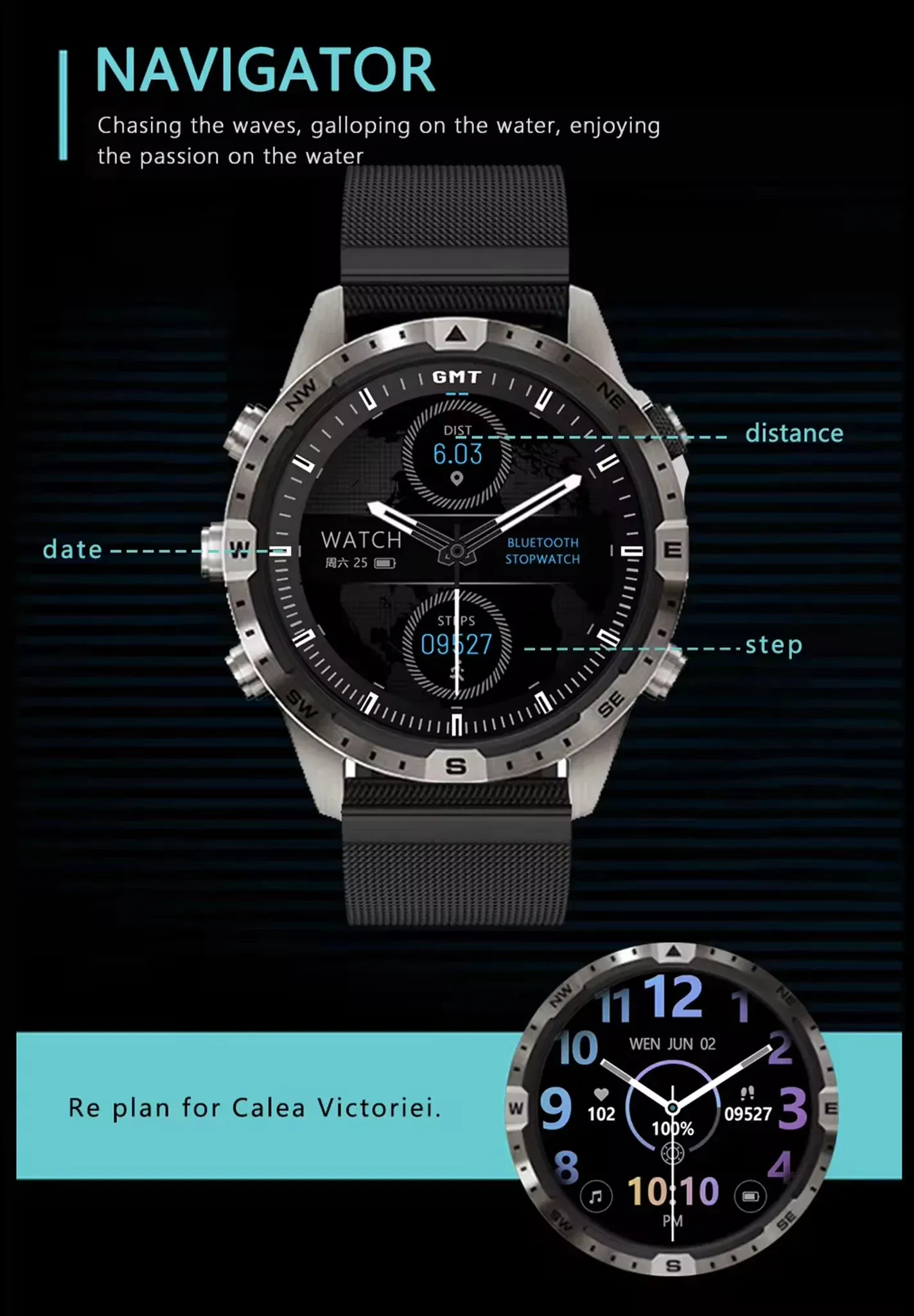 eXplorer GT45 Smart Watch for Men