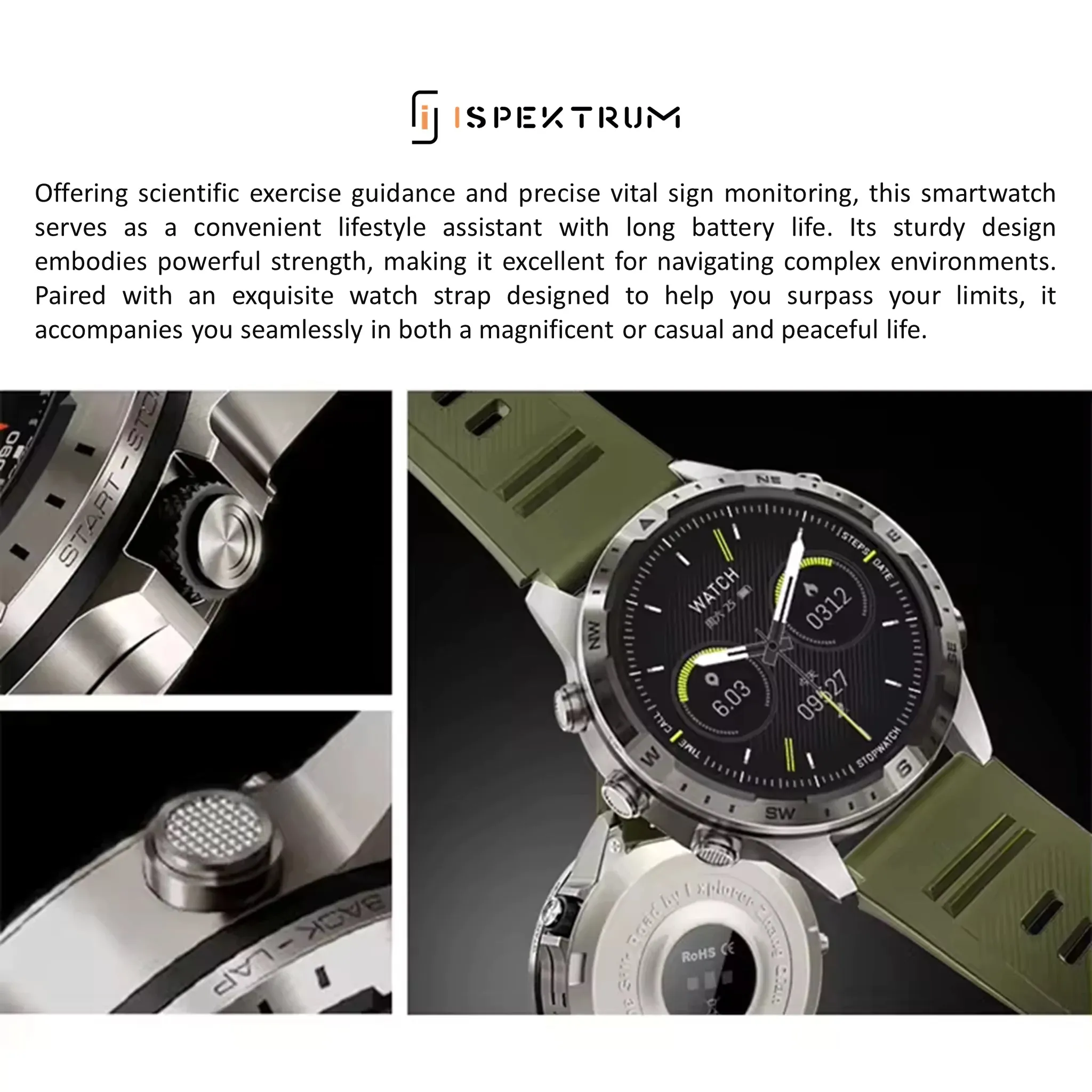 eXplorer GT45 Smart Watch for Men