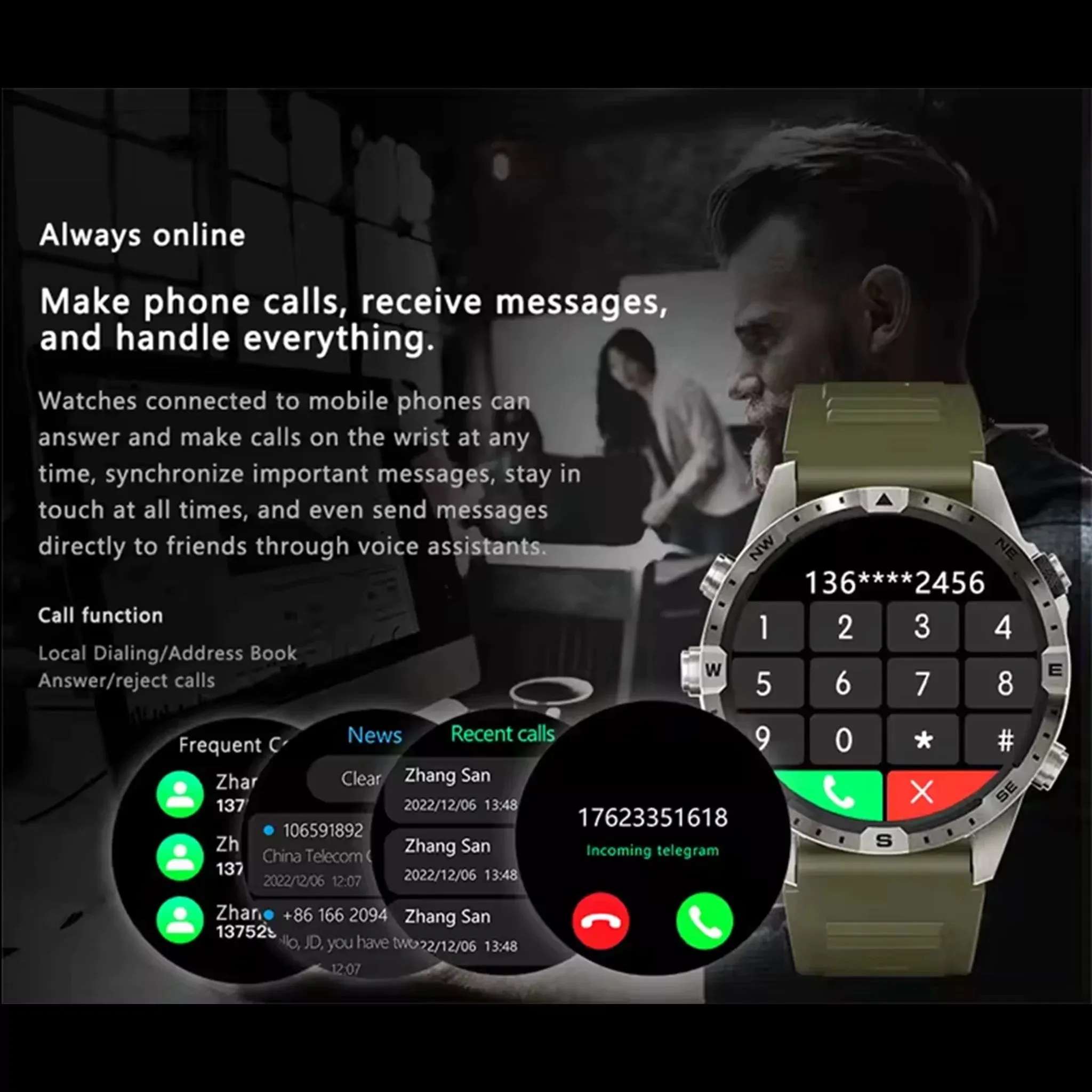 eXplorer GT45 Smart Watch for Men