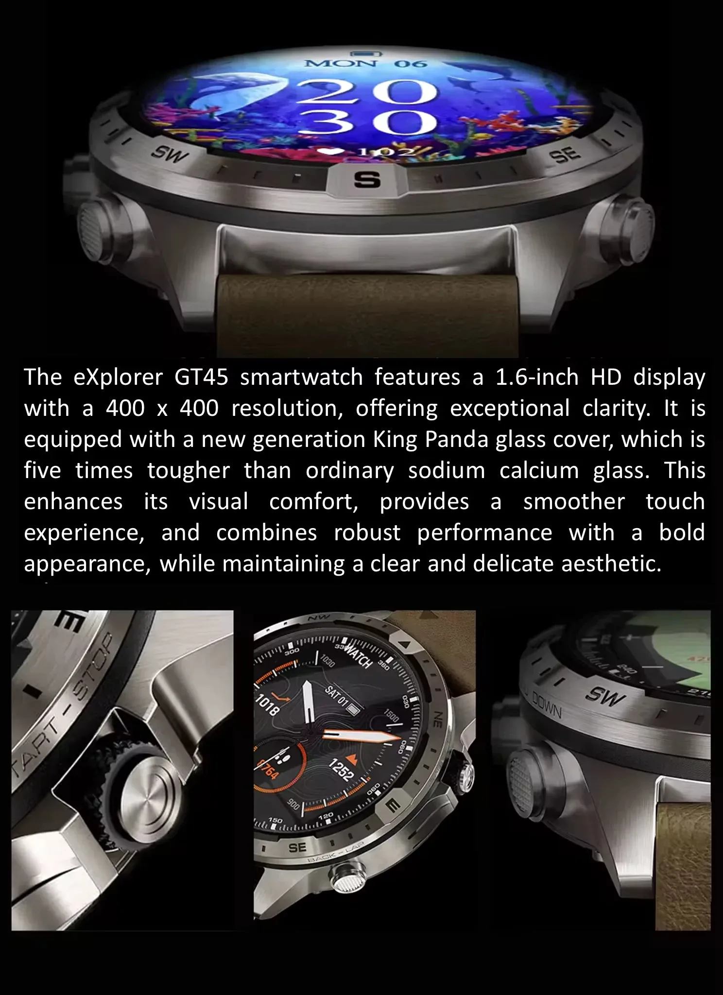 eXplorer GT45 Smart Watch for Men