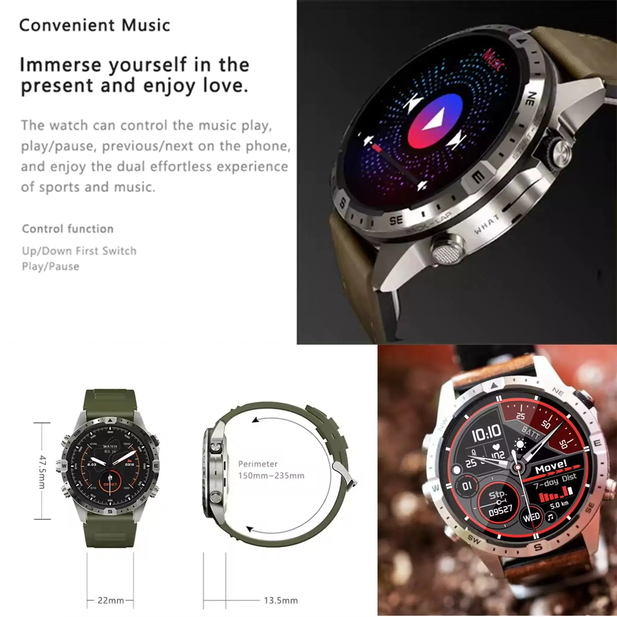 eXplorer GT45 Smart Watch for Men