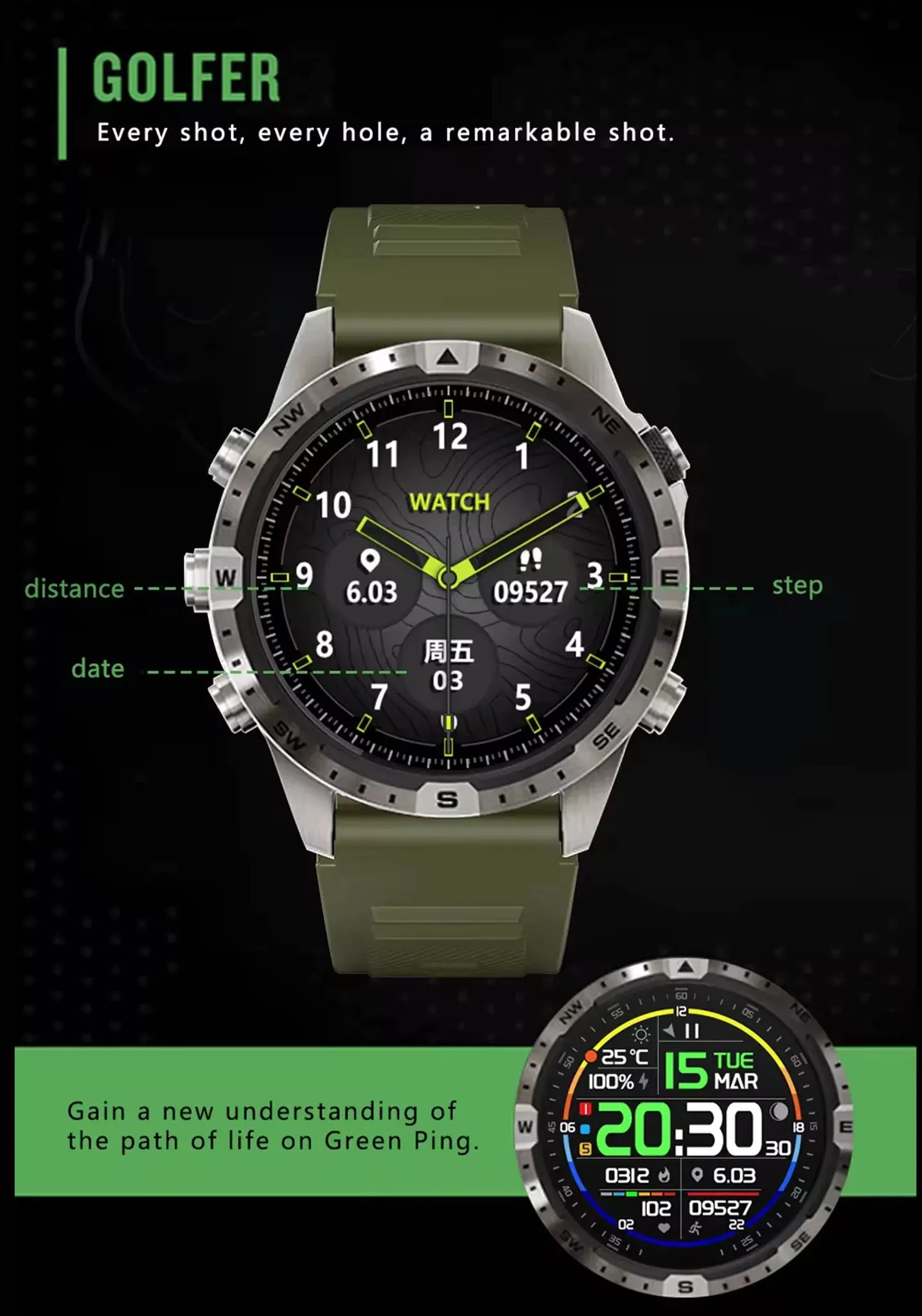 eXplorer GT45 Smart Watch for Men