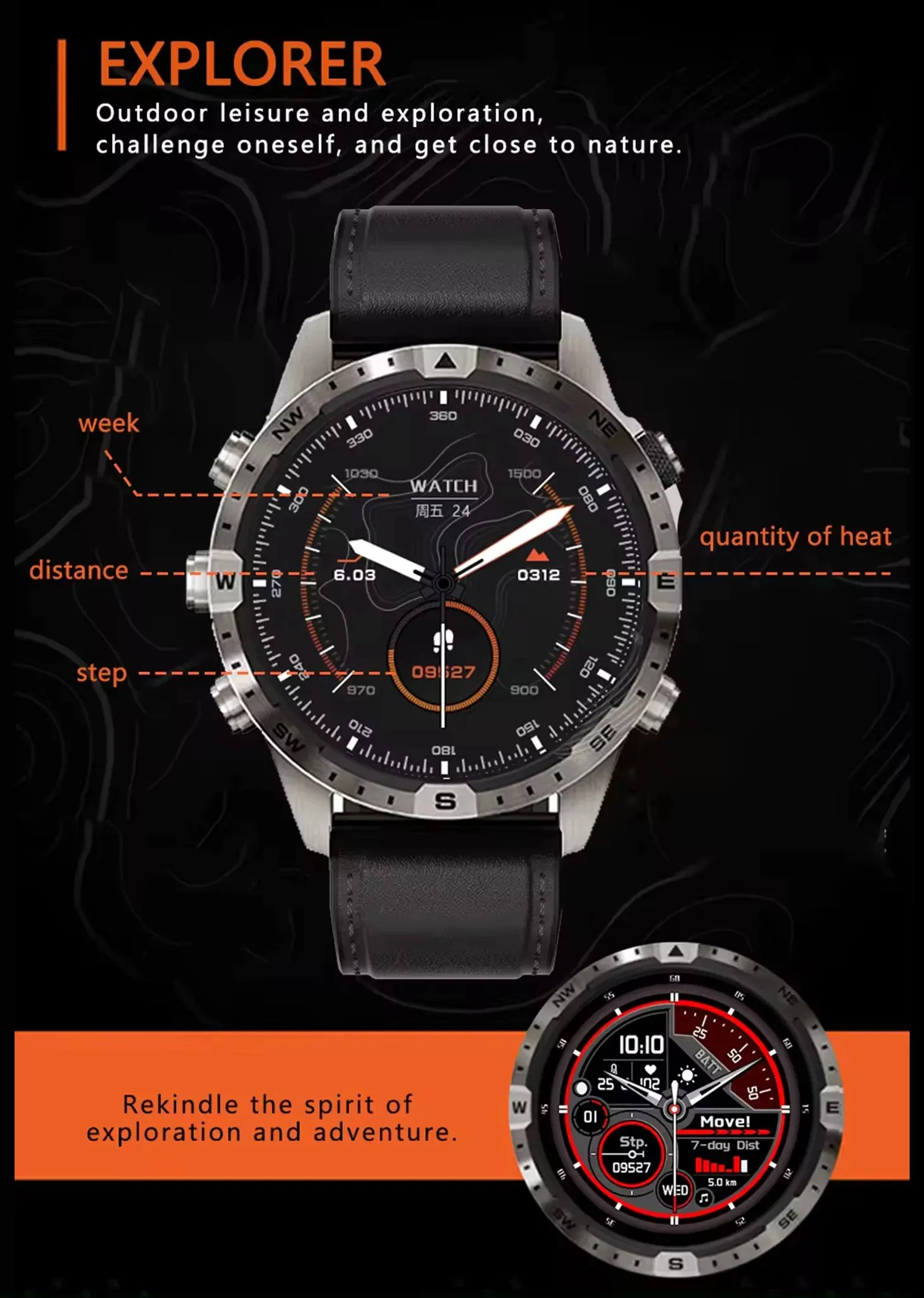 eXplorer GT45 Smart Watch for Men